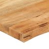 vidaXL Tafelblad met natuurlijke rand 80x60x3,8 cm massief mangohout