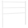 vidaXL Vervangend hoofdbord 107 cm metaal wit