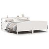 vidaXL Bedframe zonder matras massief grenenhout wit 200x200 cm