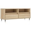 vidaXL Tv-meubel 100x34,5x44,5 cm bewerkt hout sonoma eikenkleurig