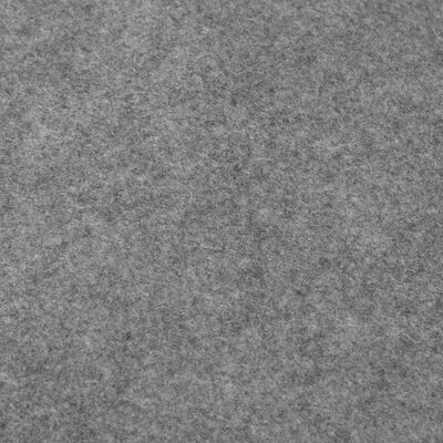 vidaXL Zwembadgrondzeil 640x321 cm polyester geotextiel lichtgrijs