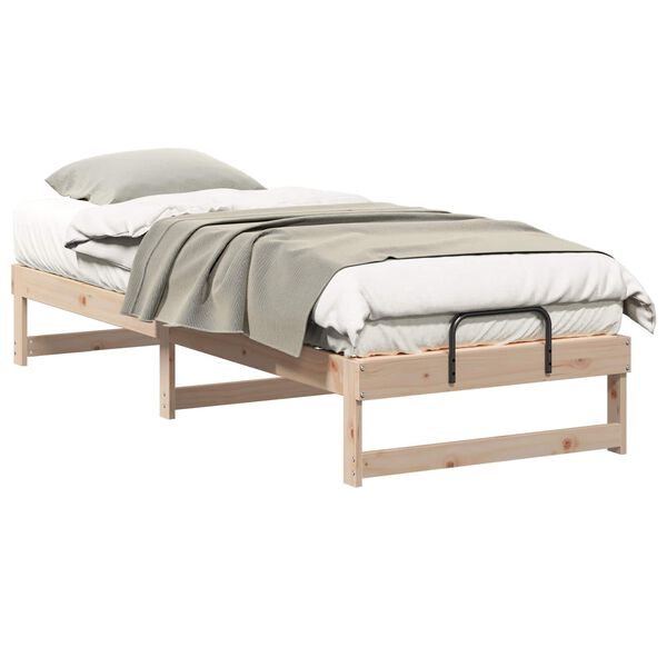 vidaXL Bedframe Bruin 80 x 200 cm Massief grenenhout