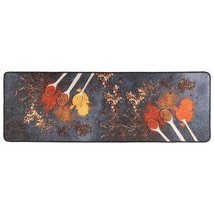 vidaXL Keukenmat wasbaar 60x180 cm meerkleurig