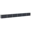 vidaXL Verhoogd Tuinbed Antracietkleurig 600 x 40 x 55 cm