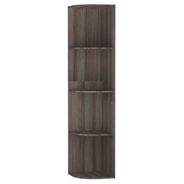 vidaXL Hoekkast staand 40x41,5x180 cm grijs en sonoma eiken