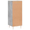 vidaXL Dressoir 34,5x34x90 cm bewerkt hout betongrijs