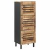vidaXL Opslagkasten Naturel 40 x 33 x 110 cm Massief Mango Hout