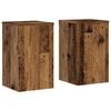 vidaXL Plantenstandaards 2 st 30x30x50 cm bewerkt hout oud houtkleurig