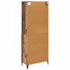 vidaXL Hoge kast Oud Hout 69,5 x 34 x 180 cm Bewerkt hout