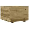 vidaXL Plantenbak 70x70x49,5 cm ge&iuml;mpregneerd grenenhout
