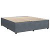 vidaXL Bedframe zonder matras 180x200 cm fluweel donkergrijs