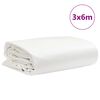 vidaXL Dekzeil 650 g/m&sup2; 3x6 m wit