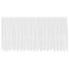vidaXL Kantgordijn met gordijnen Bloemen Wit 160 x 500 cm Polyester