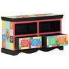 vidaXL TV-kast 80 x 35 x 50 cm Multikleur Massief Mango Hout
