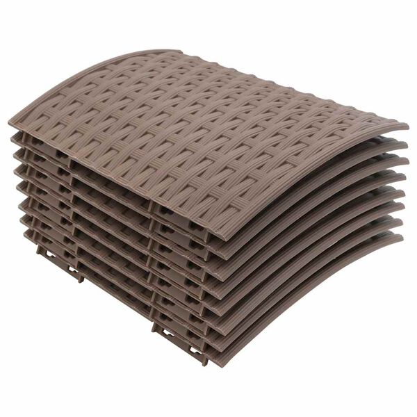 vidaXL Kerstboomrok &Oslash;65x23 cm kunststof bruin