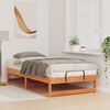 vidaXL Bedframe Bruin 75 x 190 cm Massief grenenhout