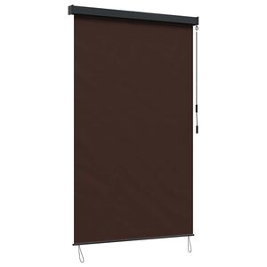 vidaXL Rolgordijn Bruin 160 x 250 cm Stof en Aluminium