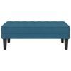 vidaXL Bank Blauw 113 x 57 x 39 cm Fluweel