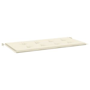 vidaXL Tuinbankkussen 120x50x3 cm oxford stof cr&egrave;mekleurig