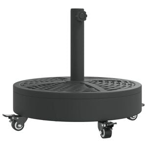 vidaXL Parasolvoet met wielen voor stok van &Oslash;38 / 48 mm 27 kg rond