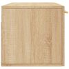 vidaXL Wandkast 100x36,5x35 cm bewerkt hout sonoma eikenkleurig