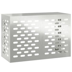 vidaXL Airconditioner hoes zilver 90 x 40 x 60 cm Gegalvaniseerd staal