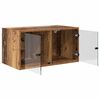 vidaXL Wandkasten 2 pcs Oud Hout 68 x 37 x 35 cm Bewerkt hout