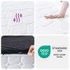 vidaXL Pocketveringmatras middelhard-hard 100x200 cm