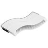 vidaXL Bonell pocketvering matras Medium 80 x 200 cm Wit