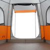 vidaXL Autotent 4-persoons waterdicht grijs en oranje