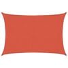 vidaXL Zonnezeil 160 g/m&sup2; 3x5 m HDPE terracottakleurig