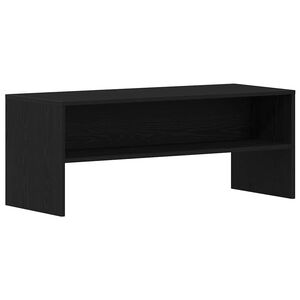 vidaXL Tv-meubel 100x40x40 cm spaanplaat zwart eikenkleurig