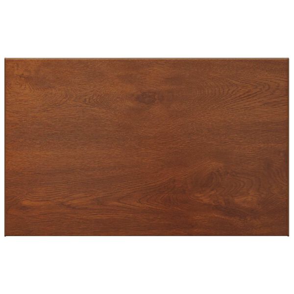 vidaXL Raamsokkel Bruin Hout 100 x 50 x 4,5 cm PVC