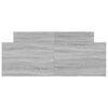 vidaXL Bedframe met hoofd- en voeteneinde grijs sonoma 120x200 cm