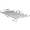 vidaXL Lattenbodem massief grenenhout 90x200 cm