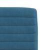 vidaXL Eetkamerstoelen 6 st fluweel blauw