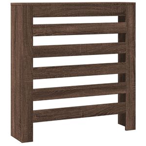 vidaXL Radiatorombouw 78x20x82 cm bewerkt hout bruin eikenkleurig