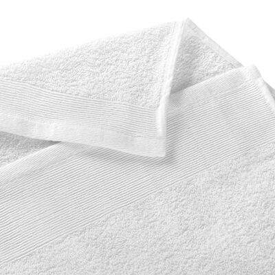 vidaXL Handdoeken 10 st 350 g/m² 50x100 cm katoen wit