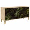 vidaXL Tv-meubel ELBURG 102 x 33 x 50 cm Sonoma Bewerkt hout