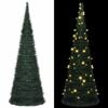 vidaXL Kunstkerstboom met verlichting pop-up 180 cm groen