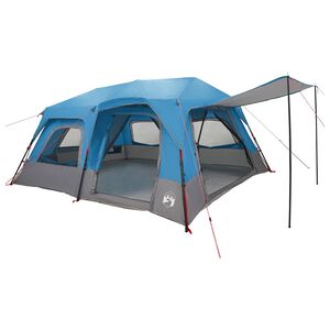 vidaXL Directe Tent 10-persoons Blauw 185T Polyester met PU Coating