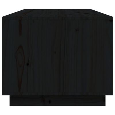 vidaXL Salontafel 100x50x41 cm massief grenenhout zwart