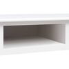 vidaXL Bureau 108x45x76 cm massief paulowniahout wit