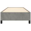 vidaXL Bedframe zonder matras 90x190 cm fluweel lichtgrijs