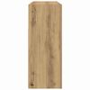 vidaXL Dressoir Artisan Eiken 116 x 30 x 75 cm Bewerkt hout