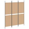 vidaXL Kamerscherm met 4 panelen 200x180 cm stof zwart