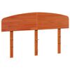 vidaXL Hoofdbord 140 cm massief grenenhout wasbruin