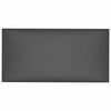 vidaXL Wandhoofdbord 12 st 60 x 30 cm Grijs Stof
