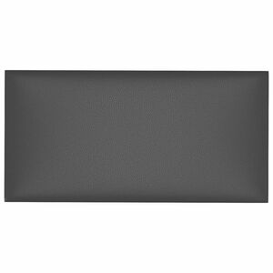 vidaXL Wandhoofdbord 12 st 60 x 30 cm Grijs Stof