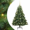 vidaXL Kunstkerstboom met 150 LED met standaard Groen 120 cm PE en PVC